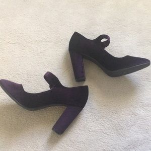 Velvet heels